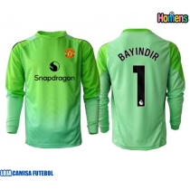 Camisa de Futebol Manchester United Altay Bayindir #1 Goleiro Equipamento Alternativo 2025-26 Manga Comprida
